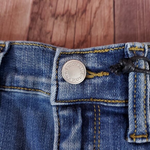 NWT Judy Blue Womens Size 3/26 Skinny Fit Blue Denim Jeans Ankle Slit - Picture 5 of 15